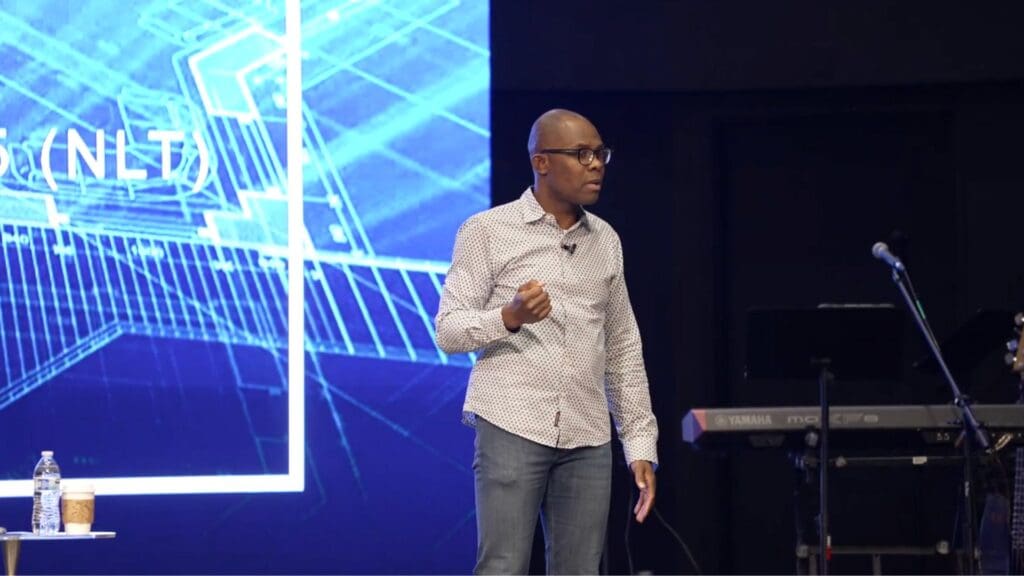 Pastor Marlando Jordan preaching at Sozo Church Tri Cities