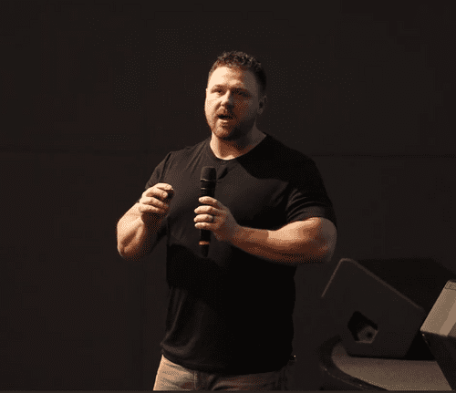 Pastor Bob preaching at Sozo Church Tri Cities